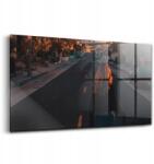 Wallfluent Kép a nappaliba: Nő az út közepén, 140x70 cm (010010010100100075543)