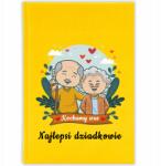 FunnyCase Naptár tervező 2026 nagyszülőknek, citromsárga, A5 (Kalendarz Cytrynowy NAJLEPSI DZIADKOWIE)