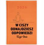  Naptár 2026 Narancssárga A5 Ajándék Barátnőnek Csendesen Megtalálod (KALENDARZ POMARAŃCZOWY W CISZY ODNAJDZIESZ)