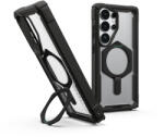 Urban Armor Gear Carcasa UAG Plasma XTE cu MagSafe si Stand compatibila cu Samsung Galaxy S26 Ultra, Negru / Transparent (21452211404G)