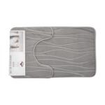 Casa Plastor Set 2 covoare baie, Waves (43106) Covor baie