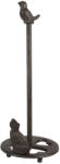 Clayre & Eef Suport rola hartie bucatarie fier maro Ø 14x36 cm (6Y5754deco)