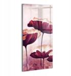 Wallfluent Kép Falra Edzett Üvegre Szobába Virágok Virágzó Pipacsok 70x140 (010010010250100075288)