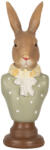Clayre & Eef Figurina Iepuras Paste polirasina multicolora 6x5x18 cm (6PR5364deco)