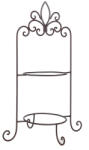 Clayre & Eef Suport platouri fier maro 38x30x57 cm (W40091deco) Tava