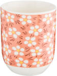 Clayre & Eef Set 12 cani portelan Flower 6x8 cm, 100 ml (6CEMU0006deco)