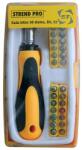 Strend Pro Set biti Strend Pro S2, 30 piese, cu surubelnita si adaptor (2250283) Surubelnita