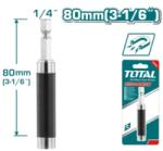 TOTAL Prelungitor magnetic pentru biti TOTAL 80 mm, prindere 1/4 (TAC463801) Surubelnita