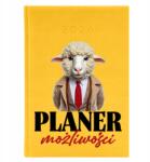 FunnyCase Könyvnaptár 2026 A5 Sárga Napi határidőnapló Lehetőségtervező Minták (Kalendarz Planer Możliwości Żółty)