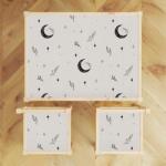 Epson Vízálló matrica Ikea Latt gyerekszékre Csillagos Ég Boho stílusban (1233_latt)