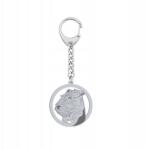 Mejk Jewellery Ezüst kulcstartó kutyával Walesi terrier 925 Ajándék Gravírozás Ingyenes (Terier Walijski)
