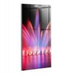 Wallfluent Fotó Üvegkép, Készre Szerelve, Felszerelhető Wroclawi szökőkút éjszaka 70x140 (010010010250100075504)