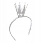 Little Angel Lány fejpánt, ezüst csillámos korona