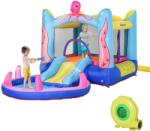 Outsunny Castel Gonflabil cu Trambulină și Tobogan, pentru Copii 3-12 Ani, 380x200x180cm, Multicolor | Aosom Romania (342-022V90) Castel gonflabil