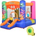 Outsunny Casă de Joacă Gonflabilă, Castel cu Tobogan și Trambulină, pentru Copii, 2.9x2x1.6m | Aosom Romania (342-021V90) Castel gonflabil