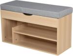 HomCom Banca din lemn pentru pantofi, 80x30x48cm HOMCOM | Aosom Romania (837-052) Pantofar