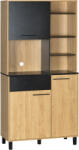 HOMCOM 180cm Kitchen Cupboard, Freestanding Storage Cabinet with Soft Close Doors, Adjustable Shelves and Drawers | Aosom Romania (835-783V00ND) Bufet