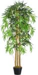Outsunny Bambus Artificial Inaltime 150cm cu Ghiveci, Planta Artificiala Decor cu Efect Realist pentruCasa, Gradina, Birou, Verde | Aosom Romania (844-344)