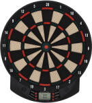 HOMCOM Țintă Electronică Darts, 6 Săgeți, Panou Scor Digital, 44x39.5x2.2cm, Negru, pentru Divertisment Acasă | Aosom Romania (A70-043)