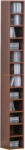 HOMCOM Biblioteca tip coloana cu 12 etajere, din MDF, sustine maxim 15kg 21x20x175cm, maro HOMCOM | Aosom RO (833-135BN) Biblioteca