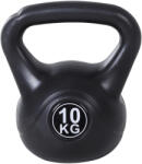 HOMCOM Kettlebell 10 kg, Echipament Fitness pentru Antrenament de Forță, 25x19x28 cm, Negru | Aosom Romania (A91-076V01)