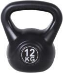 HOMCOM gantera kettlebell 12 kg, 27x21x31cm negru | Aosom Romania (A91-076V02)