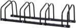 HOMCOM Suport de parcare pentru 4 biciclete din otel, 110x33x27 cm, negru | Aosom Romania (AA0-024V01BK)