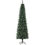 HOMCOM Brad de Craciun cu zapada artificiala190cm, Brad verde cu baza detasabila, decoratiune de Craciun, verde HOMCOM | Aosom Romania (830-324)
