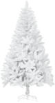 HOMCOM Brad de Craciun alb de 180 cm, brad artificial din PVC, decoratiune de Craciun de sarbatori HOMCOM | Aosom Romania (830-544V02WT)
