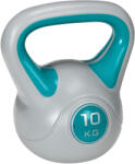 SPORTNOW Kettlebell 10kg pentru Antrenament Complet, Design cu Bază Plată, Mâner Ergonomic, Umplut cu Nisip, Dimensiuni 22x16x26 cm, Verde | Aosom Romania (A91-255V04DG)