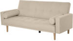 HOMCOM 2-in-1 canapea extensibila 3 locuri, 186 x 84 x 85cm | Aosom Romania (833-869BG) Canapea