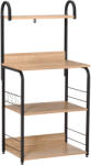 HOMCOM Dulap cu Rafturi pentru Bucătărie, Etajeră Spațioasă 60x40x125 cm, Design Modern, Soluție Depozitare Eficientă | Aosom Romania (801-219) Raft