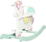 AIYAPLAY Balansoar Unicorn pentru Copii 1-3 Ani, Jucărie Multicoloră, 68x27x47.5cm | Aosom Romania (330-155V00MX) Balansoar calut