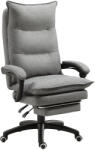 Vinsetto Scaun de birou ergonomic Vinsetto cu inclinare si masaj in 6 Puncte, inaltime reglabila, 70x62x120-130 cm, Gri | Aosom Romania (921-232GY)