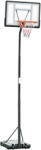 HOMCOM Cos Baschet Adulti cu Inaltime Reglabila 302-352cm, Structura din Otel, PE si PVC, Negru | Aosom Romania (A61-013)