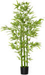 HOMCOM Planta Artificiala de Bambus 150 cm cu Ghveci Inclus, Planta Artificiala cu Aspect Realist pentru Interior si Exterior | Aosom Romania (830-447)