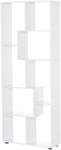 HOMCOM Biblioteca design modern, 8 rafturi, 70x24x178 cm HOMCOM | Aosom Romania (836-141WT) Biblioteca