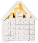 HOMCOM Calendar de Advent, Calendar din Lemn cu 24 sertare, decoratiune de craciun cu lumini HOMCOM | Aosom Romania (830-416)