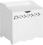 HOMCOM mobilier pentru lenjerii, 55x34x58 cm, alb | Aosom Romania (834-197) Comoda