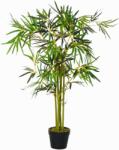 Outsunny Bambus Artificial in Ghiveci Outsunny, Verde, Inaltime 120cm, Verde | Aosom Romania (844-356)