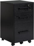 HomCom comoda documente, 3 sertare, 39.2x40x65.4 cm | Aosom Romania (836-239) Dulap arhivare