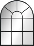 HomCom Oglindă Arcuită Modernă de Perete, 70x50 cm, Design Fereastră, Decor Sufragerie și Dormitor | Aosom Romania (830-631V00BK)