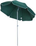 Outsunny Umbrela de Gradina cu acoperis inclinabil, Φ220cm Culoare verde Inchis | Aosom Romania (84D-039GN)