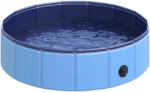PawHut Piscina pentru Animale Domestice PawHut Pliabila, PVC, Albastra Ø80x20cm | Aosom Romania (D01-003BU)