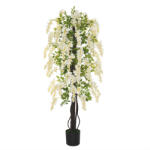Outsunny Plante Artificiale Fără Întreținere, Perfect pentru Decorarea Casei, 165 cm, Alb | Aosom Romania (844-346)