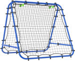 HOMCOM Poartă de Fotbal Pliabilă din PE și Metal, cu Unghi Ajustabil, Ideală pentru Antrenament, 100x95x90cm, Albastru | Aosom Romania (A60-003)