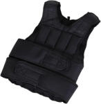 HOMCOM Vesta ponderata 20kg cu 38 Greutati, Captuseala si Inchideri cu Velcro (A93-042V02BK)