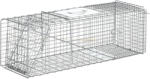 Outsunny Capcana pentru animale , 93 x 31 x 34, 5 cm Cusca umana pentru rozatoare pentru iepuri, pisici fara stapan | Aosom Romania (AB0-018V02SR)