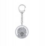 Mejk Jewellery Irish Water spániel kulcstartó Ezüst925 Ajándék Gravírozás Ingyenes (BE R2265)