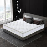 Sincere Furniture [Új stílus] MOON-ALOE 25 cm kétoldalas táskarugós matrac gél-memóriahab réteggel és aloe vera huzattal - akár 180 kg-ig | H4 keménység | Sincere 180x200 (7225-180)